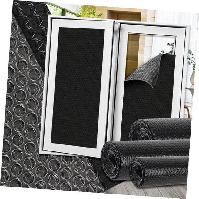 유리시트지 암막뽁뽁이 사생활보호필름 불투명단열 창문 유리시트, 암막시트5M