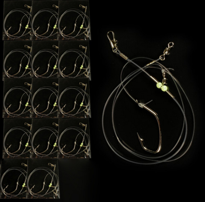 국산 수제 생미끼 외수질 채비 15개, 1개, 15개입