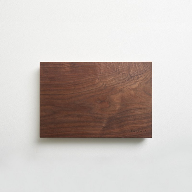 흑백요리사 [바우하우스] 북미산 호두나무 도마 모던 4025 중 통원목 월넛도마+받침대증정, 1개