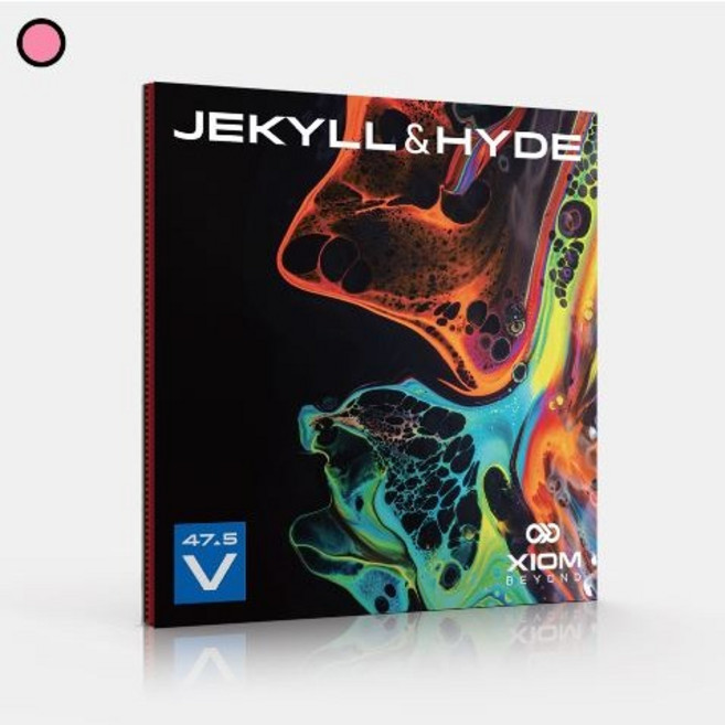 엑시옴 지킬앤하이드V47.5마젠타 탁구러버 출시기념 양말랜덤증정, 마젠타 max + 여성용양말(브랜드랜덤), 1개