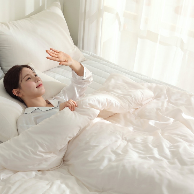 소미르 렌징사 정품 텐셀 양면 100% 모달 60수 알러지케어 봄여름 차렵이불