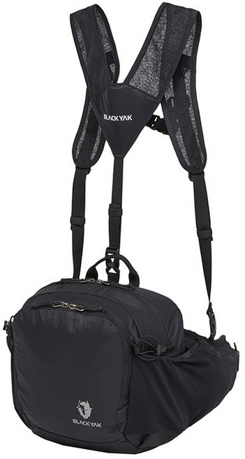 블랙야크 탈부착 어깨 멜빵 힙색 알파인숄더힙색 2BYABX4909, BK:BLACK(블랙)