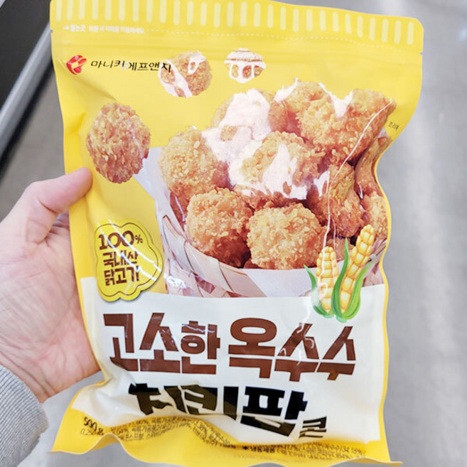 고소한 옥수수 치킨 팝콘, 단품, 500g, 1개