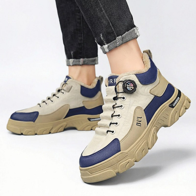 Modern Fashion 남자 하이탑 다이얼 운동화 사계절 스니커즈 W39