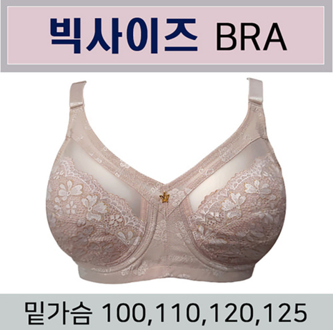 아찌라 아찌라 큰컵 315 브라 밑가슴 100 부터 125 홑겹 와