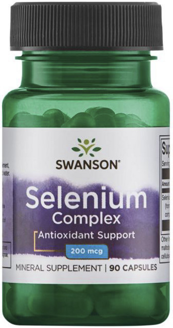 Swanson 斯旺森 硒複合膠囊 200mcg, 90顆, 1罐