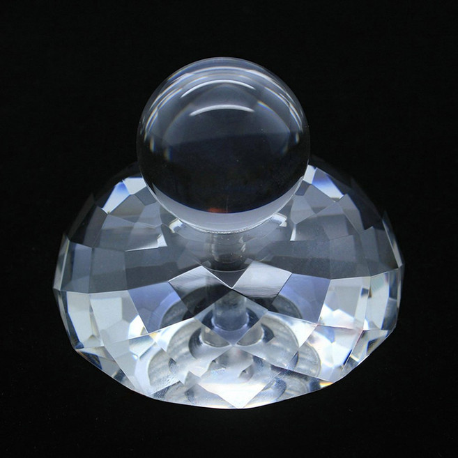 크리스탈 비닐 레코드 안정기 LP 턴테이블 무게 클램프 디스크 균형 안정기 플레이어 댐핑 90mm, 한개옵션0