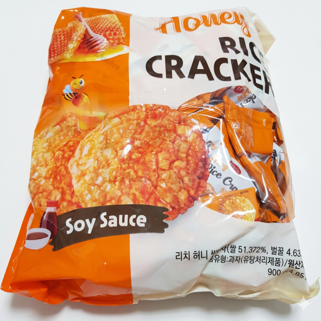 리치 진주 허니 쌀과자 대용량 900g RAM, 1g, 1개
