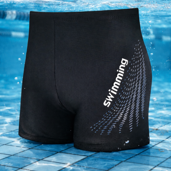 비룸 고탄력원단 남성 실내 수영복