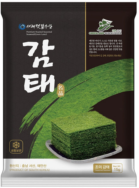 서해젓갈수산 명품감태, 3개, 20g 내외