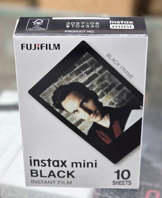 FUJIFILM instax mini 拍立得底片, 1個, 黑邊