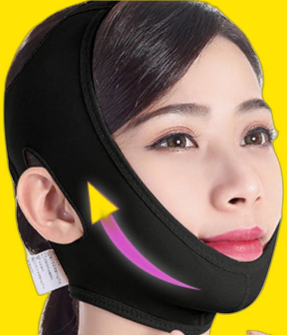 팔자주름리프터 안면비대칭교정 주걱턱교정 팔자리프터 사각턱교정 팔자주름교정기 불독살리프팅 안면거상밴드, 1개, 흑검정색