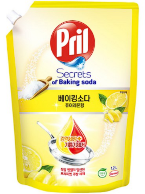프릴 시크릿 오브 베이킹소다, 1L, 18개