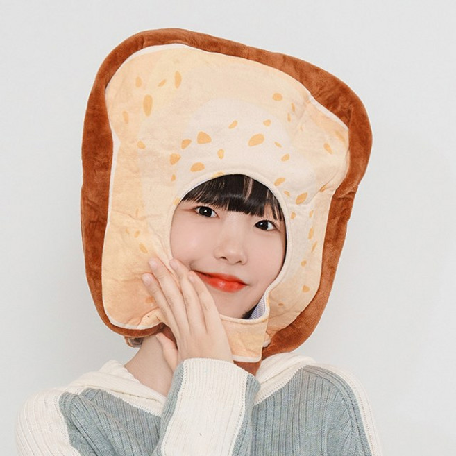 말랑마쥬 킹받는 우정 파티모자 할로윈 인생네컷 소품, 1개, 식빵