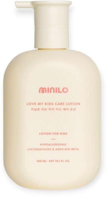 미닐로 키즈 페이스 바디로션 저자극 가려움 민감피부 케어 주니어 고보습 어린이로션, 1개, 300ml