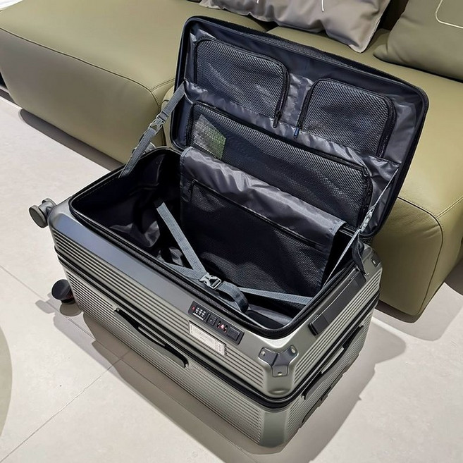 방폭 대용량 여행용 확장형 지퍼 트롤리 캐리어