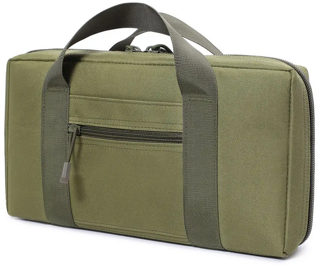 알케이브 권총가방 총보관함 핸드건 케이스 글록가방 스미스 다용도 보관가방 서바이벌 베레타, 카키, 1개