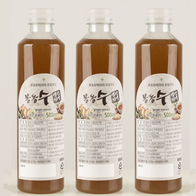 봉동들녘 봉동수 생강진액, 500ml