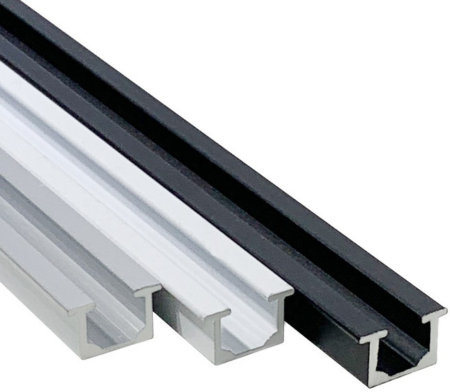 킹철물 액자레일 1M ㄷ자 T자형 천정 벽면 레일 와이어레일 전시레일 인테리어소품, 1개, 실버