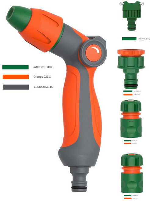 [에이팩스케미칼] 고급 강력 10기능 3기능 분사기 스프레이건, 3분사 타입