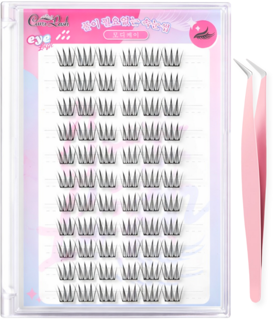 모디케이 노글루 속눈썹, 1개, 블랙