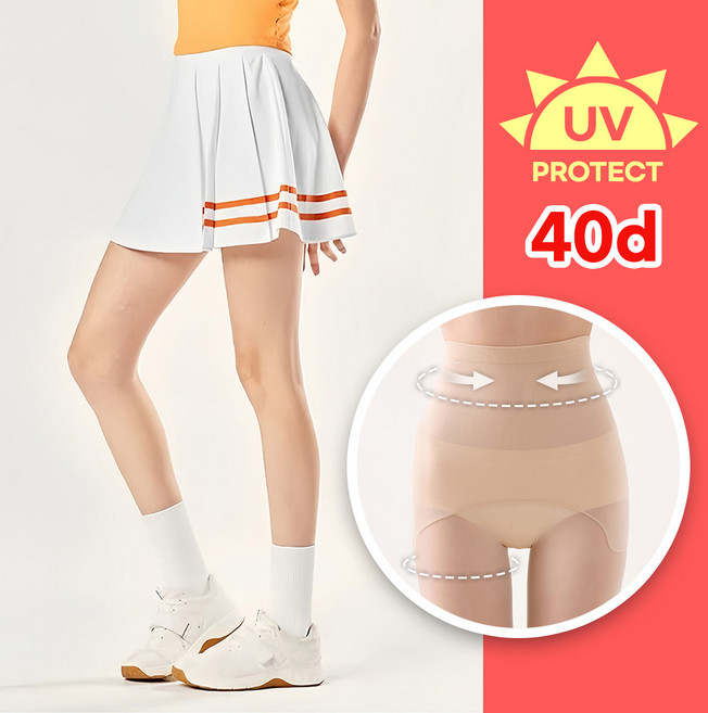 더미니멀 와이존 프리 압박스타킹 자외선차단 골프스타킹