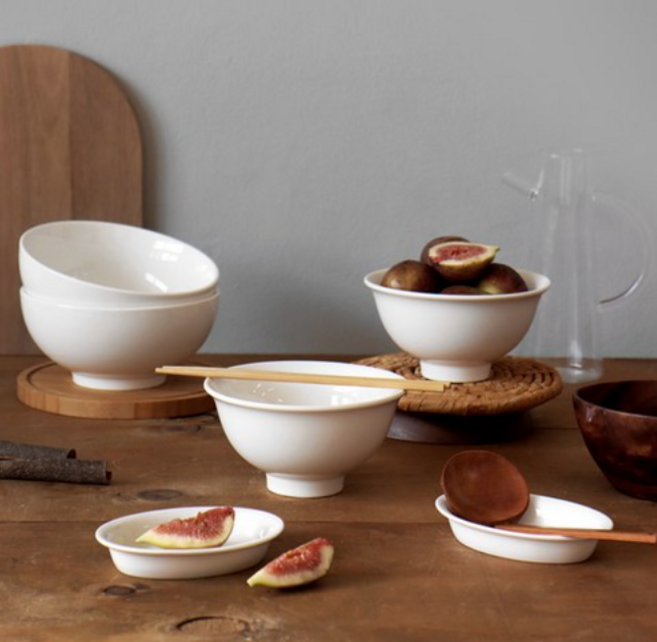 끌리메 라면그릇 3종 x 2p 세트, WHITE, 4세트