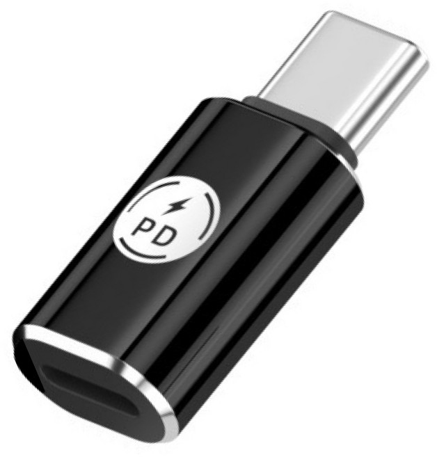 金士曼 Type-C 轉 Lightning 轉接頭 iPhone 充電線, 黑色（不支援音訊）, 1個