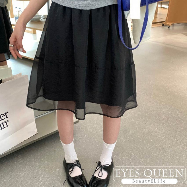 EYES QUEEN 網紗中長裙