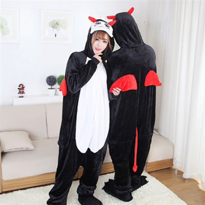 FOOI 캐릭터 동물잠옷 17종 파자마파티 반티 극세사잠옷