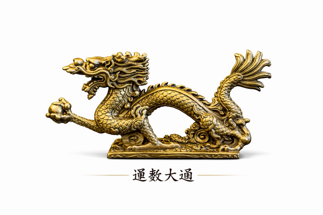 제이엔하우스 운수대통 용 조각상 용 오브제 용 장식품, 브론즈