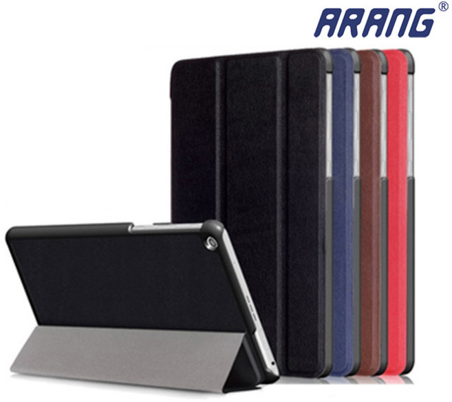 아랑 갤럭시탭A 10.5 SM-T595NO T590 회전케이스 3단케이스 방탄유리필름 보호필름, 3단케이스 블랙, 1개
