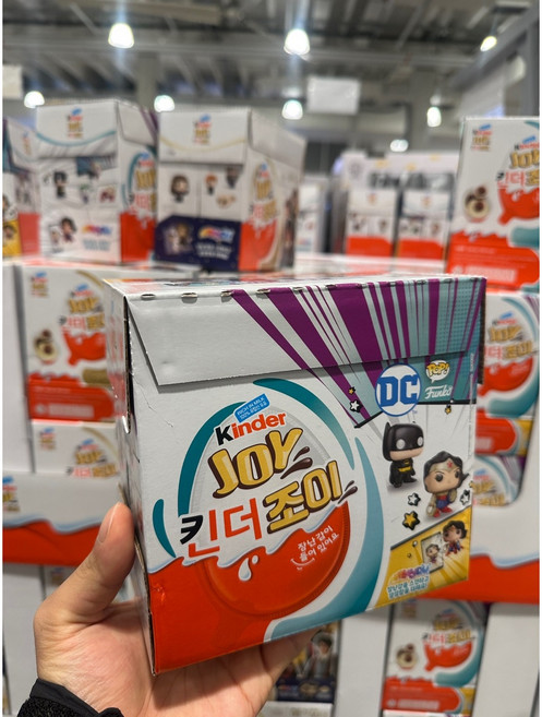 킨더 조이 DC 코믹스 초콜릿 코스트코, 12개, 20g