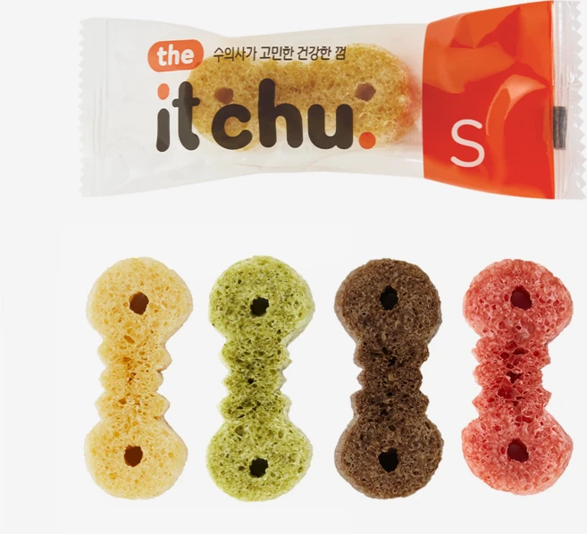 잇츄 오리지널 S 79개입 강아지 덴탈껌 개껌, 브라운, 1팩, 948g - 쿠팡