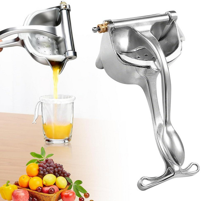 Heavy Duty Manual Fruit Juicer Press XL Fresh Fruit Juice Extractor 2026 New Hand Press Citrus Squ