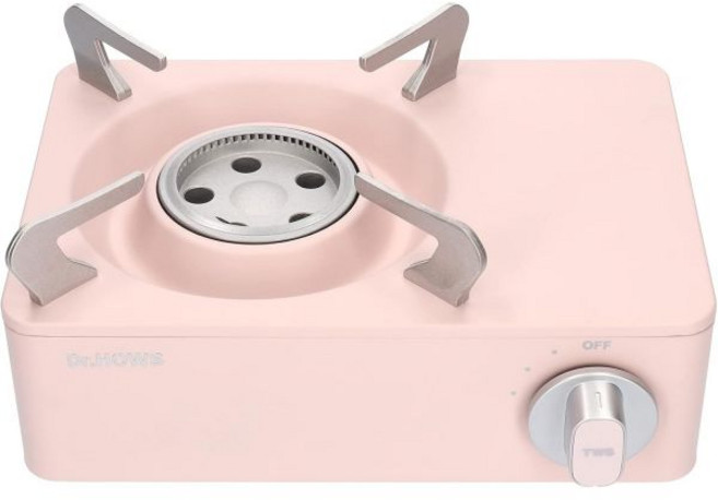 스토브 캠핑 미니 가스렌지 닥터하우즈 트윙클 버너 - 피크닉 야외용 휴대용 부탄 케이스가 있는 싱글 캠프 그린, PINK, 1개