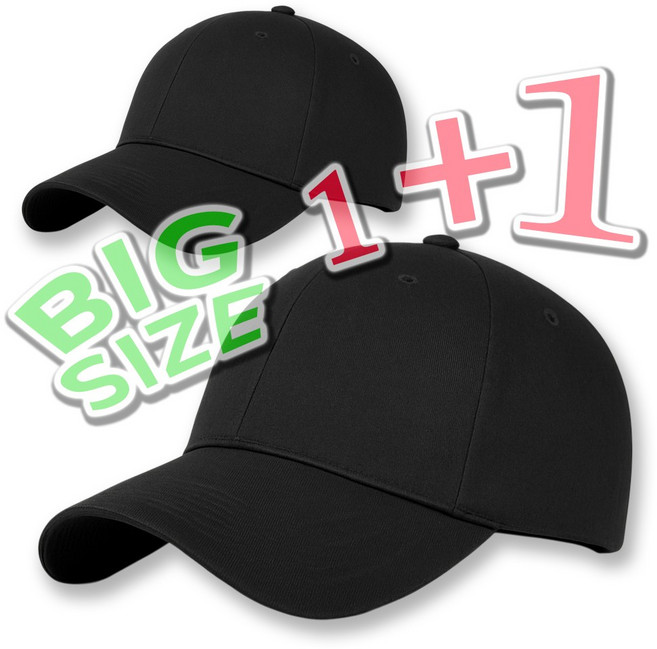 베이직 빅사이즈 대두볼캡 남녀공용 데일리 모자 1+1