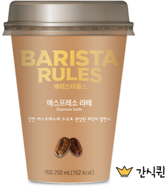 매일유업 바리스타룰스 에스프레소 라떼 250mlx20컵, 250ml, 20개