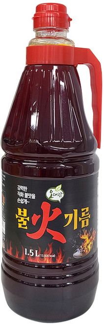 오대감 불기름 1.5L 불맛기름 화유, 1개