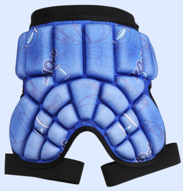 아빠빠키즈 어린이 엉덩이 보호대, 블루, 1개