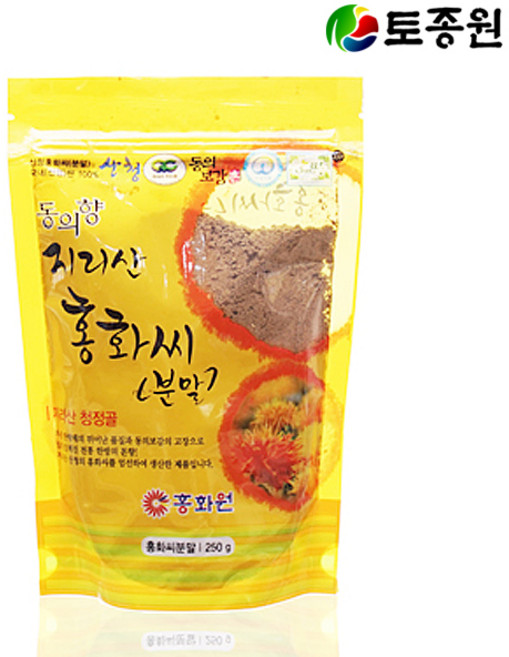 토종원 지리산 산청홍화씨 분말 250g 토종홍화 동의향, 1개