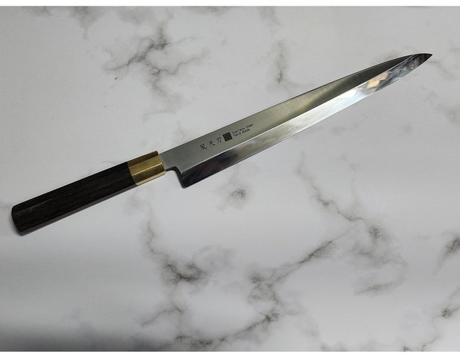 풍천도 사시미 야나기바(240mm 270mm) 회칼 금장 팔각흑단손잡이, 270mm