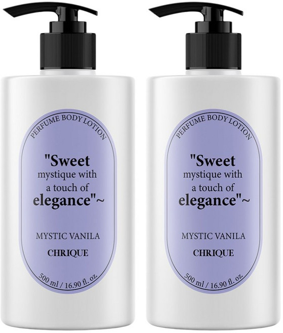 크리크 미스틱 바닐라 퍼퓸 바디로션 향수대용 오렌지 플로럴 우디머스크 500ml x 2개