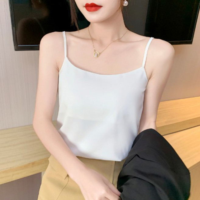 라라홀리 데일리 쉬폰 정장 이너 끈나시 블라우스