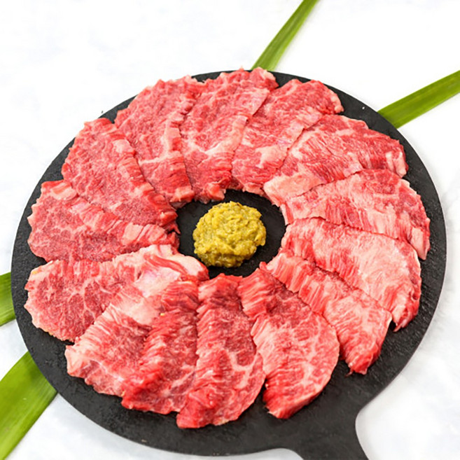 1등급 국내산 한우 꽃등심200g + 갈비200g 구이용, 1개, 400g