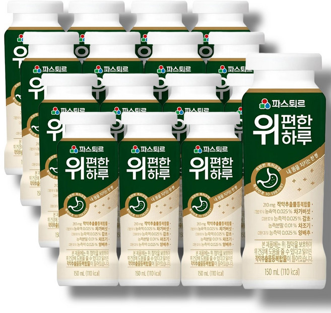 파스퇴르 위편한 하루 요구르트, 150ml, 16개