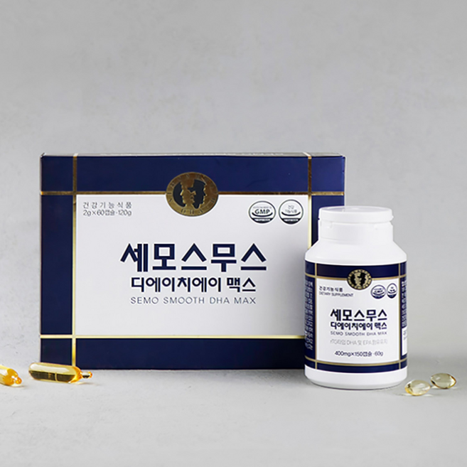 세모 스무스 DHA MAX 2g x 60캡슐 + 사은품, 150정, 10개