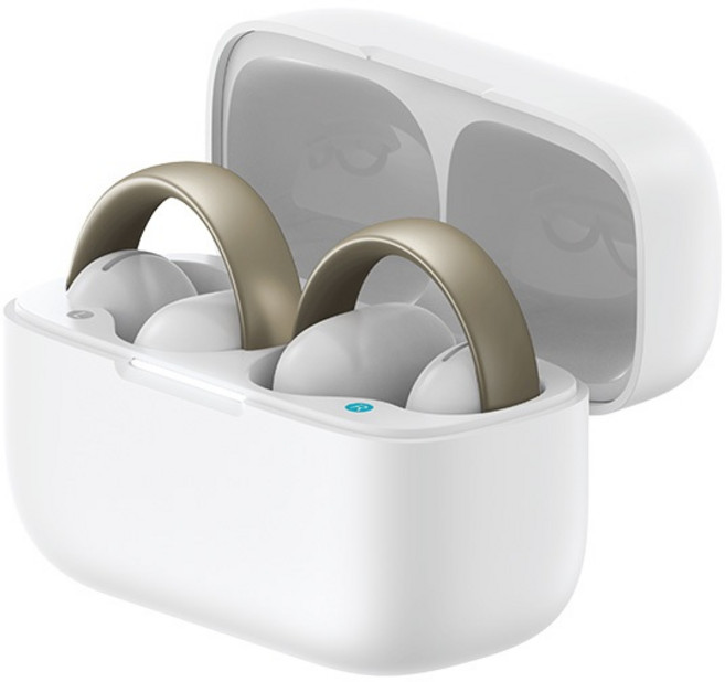 soundcore AeroClip 開放式藍牙耳夾耳機, 霧金白, A3388