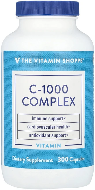 The Vitamin Shoppe C-1000 복합체 캡슐 300정 Shoppe (더 비타민 샵), The Vitamin Shoppe, C-1000 복합체, 1개 - 쿠팡