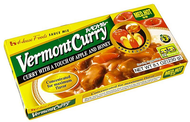 Vermont Curry 미디엄 핫 230g(8.05온스), 1개, 230g
